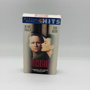Disclosure (VHS, 1994) Sealed Watermark Michael Douglas Demi Moore